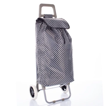Amica Moda gurulós bevásárlókocsi kockás mintával