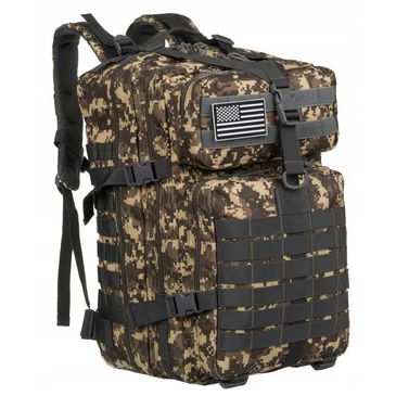 Sokzsebes Katonai, vízálló utazó hátizsák