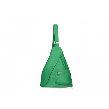 Valódi bőr női hátizsák Zöld színben