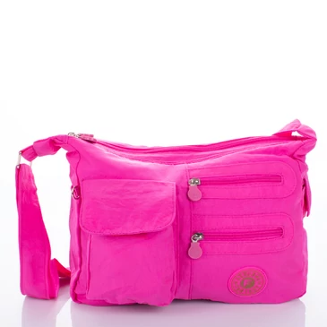 Fantasy női oldaltáska pink színben 
