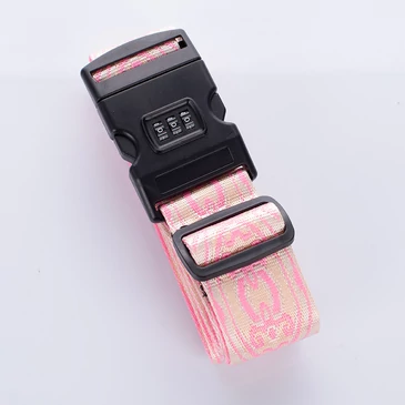 Számzáras bőröndpánt különleges mintával