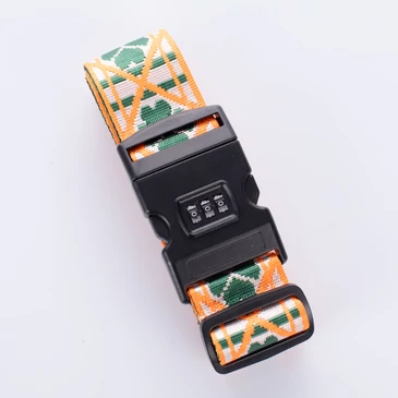 Számzáras bőröndpánt különleges mintával