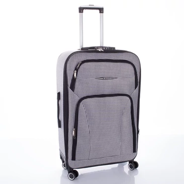 3 db-os bőrönd szett világosszürke színben