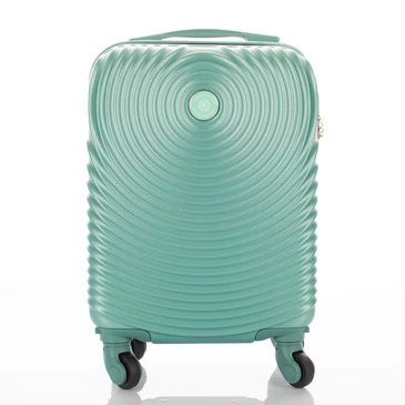 LEONARDO DA VINCI Bőrönd kabin XS méret kivehető kerékkel Keményfalú WIZZ ingyenes kabinbőrönd