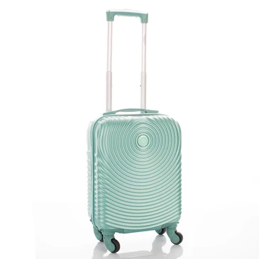 LEONARDO DA VINCI Bőrönd kabin XS méret kivehető kerékkel Keményfalú WIZZ ingyenes kabinbőrönd