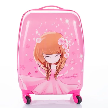 Kislány mintás gyermek bőrönd