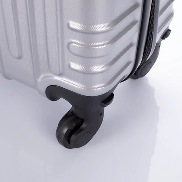 Bőrönd nagy méret fekete színben BOX 2.0 kivehető kerekekkel