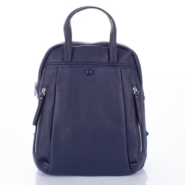 Sokzsebes vízálló női hátizsák kék színben