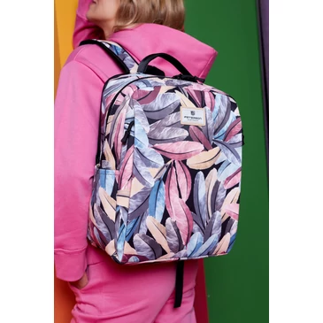 Laptoptartós városi hátizsák Divatos mintával