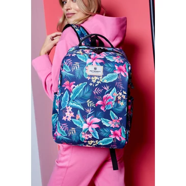 Laptoptartós városi hátizsák Divatos mintával