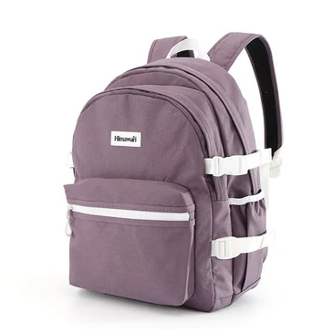 Városi, tágas hátizsák vízálló anyagból Lila színben