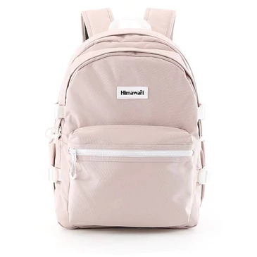 Városi, tágas hátizsák vízálló anyagból Rózsaszín színben