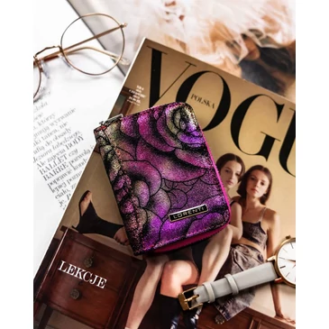 Kis méretű Valódi bőr női pénztárca- Lorenti