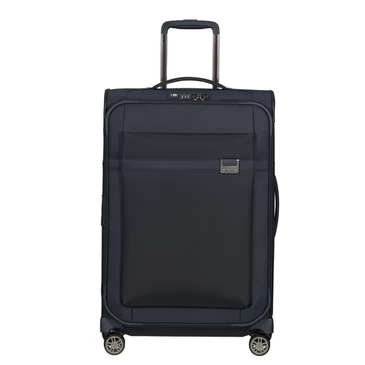 Samsonite Airea Spinner bővíthető bőrönd 67 cm Dark Blue