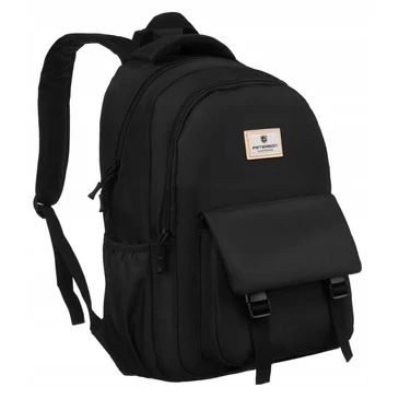 Női Nagyméretű Városi Hátizsák Fekete színben