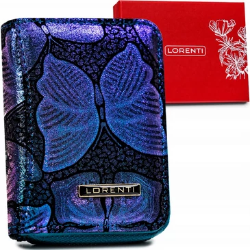 Kis méretű Valódi bőr női pénztárca- Lorenti