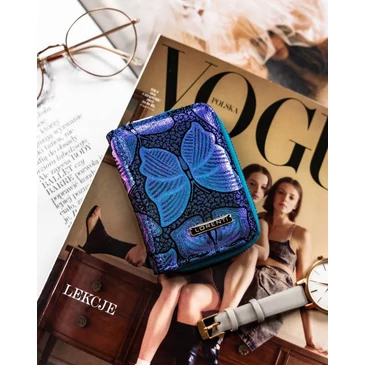 Kis méretű Valódi bőr női pénztárca- Lorenti