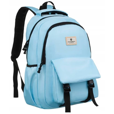 Női Nagyméretű Városi Hátizsák Világoskék színben