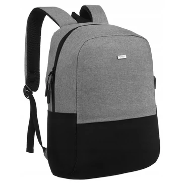 Nagy,férfi laptoptartós hátizsák USB csatlakoztatóval Kedvezményes áron