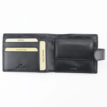 EL FORREST Valódi bőr Férfi Pénztárca RFID védelemmel