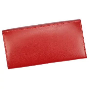Piros színű Valódi bőr Pénztárca