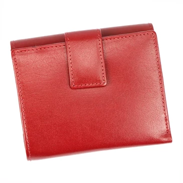 Piros színű Valódi bőr Pénztárca