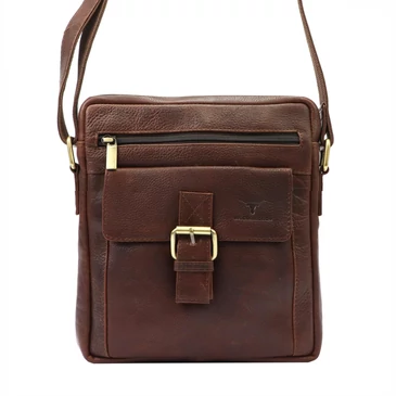 Money Kepper Valódi bőr Válltáska