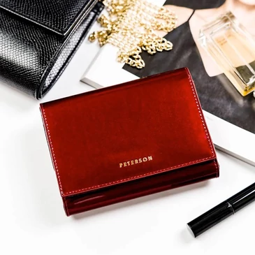 Peterson Valódi bőr Pénztárca