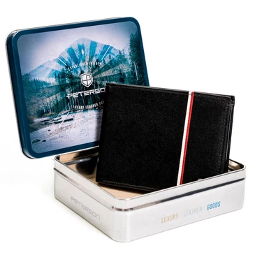 Peterson Valódi bőr Pénztárca