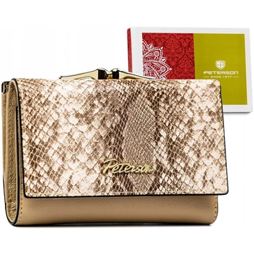 Peterson Valódi bőr Pénztárca