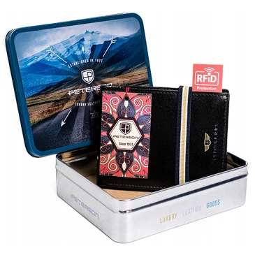 Peterson Valódi bőr Pénztárca