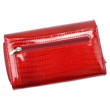  Valódi bőr Pénztárca piros színben