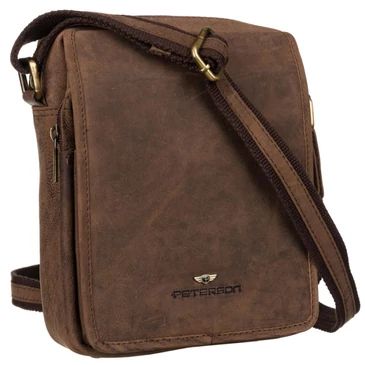 Peterson Valódi bőr Válltáska