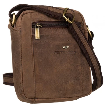 Peterson Valódi bőr Válltáska