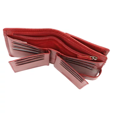 Emporio Valentini sokrészes Valódi bőr női Pénztárca