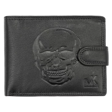 Money Kepper Valódi bőr motoros Pénztárca RFID rendszerrel