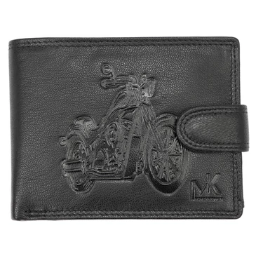 Money Kepper Valódi bőr motoros Pénztárca RFID rendszerrel