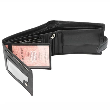 Money Kepper Valódi bőr motoros Pénztárca RFID rendszerrel