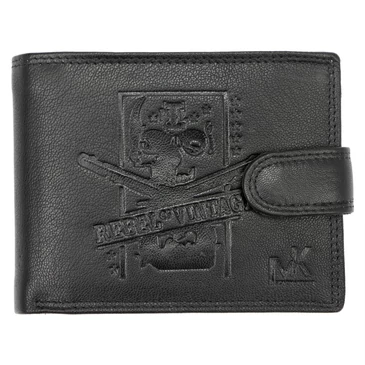 Money Kepper Valódi bőr motoros Pénztárca RFID rendszerrel