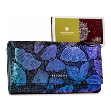 Peterson Valódi bőr Pénztárca