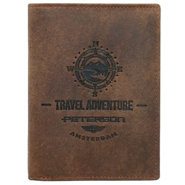 Peterson Valódi bőr Pénztárca