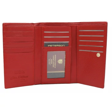 Peterson Valódi bőr Pénztárca