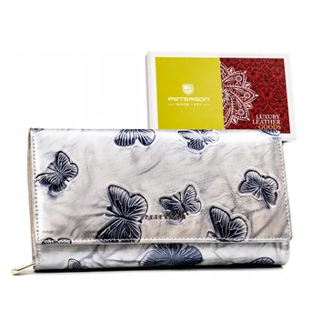 Peterson Valódi bőr Pénztárca