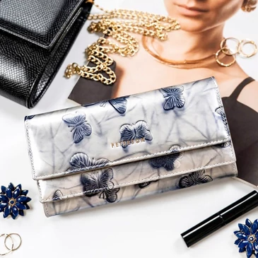 Peterson Valódi bőr Pénztárca