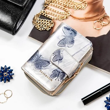 Peterson Valódi bőr Pénztárca