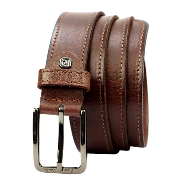 Pierre Cardin Valódi bőr Öv camel-1 cm