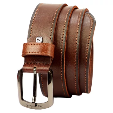 Pierre Cardin Valódi bőr Öv camel-1 cm