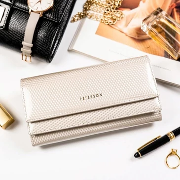 Peterson Valódi bőr Pénztárca