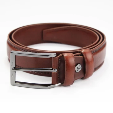 Pierre Cardin Valódi bőr Öv camel-1 cm