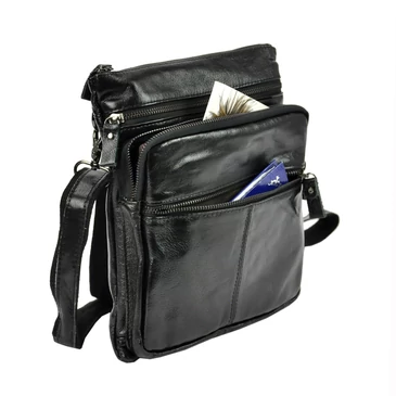 Elegáns olasz valódi bőr oldaltáska/válltáska